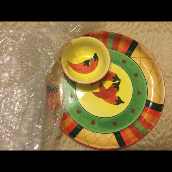 COPY - 🎁Fiesta  chip & dip dish set - Picture 3 of 4